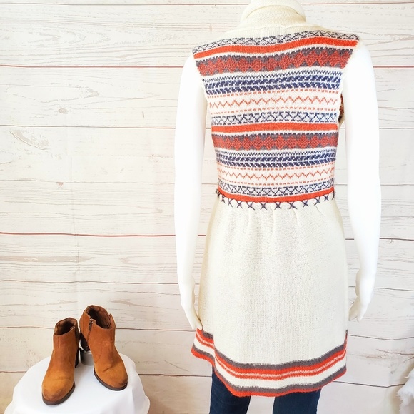 Free People adorable sleeveless long sweater - Picture 5 of 6